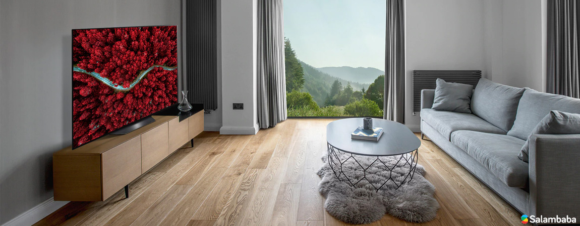 طراحی شیک تلویزیون اسمارت ال جی bx